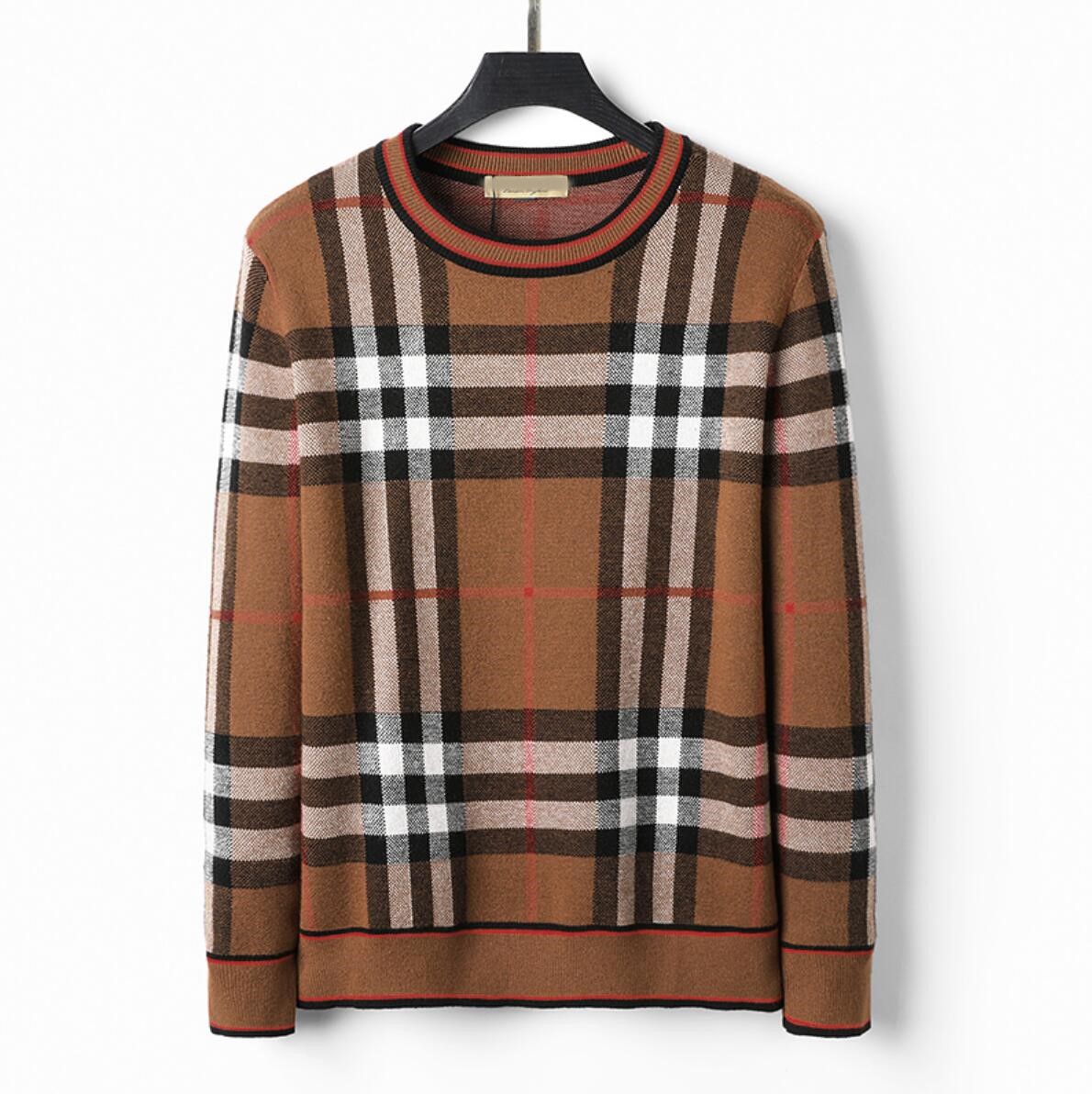 

New Men's Sweaters Autumn Winter Sweater Mens High Collar Sweatershirt European Youth Bottomed Warm Clothing Pullover Knit Shirt Asian Size M-4XL, Khaki