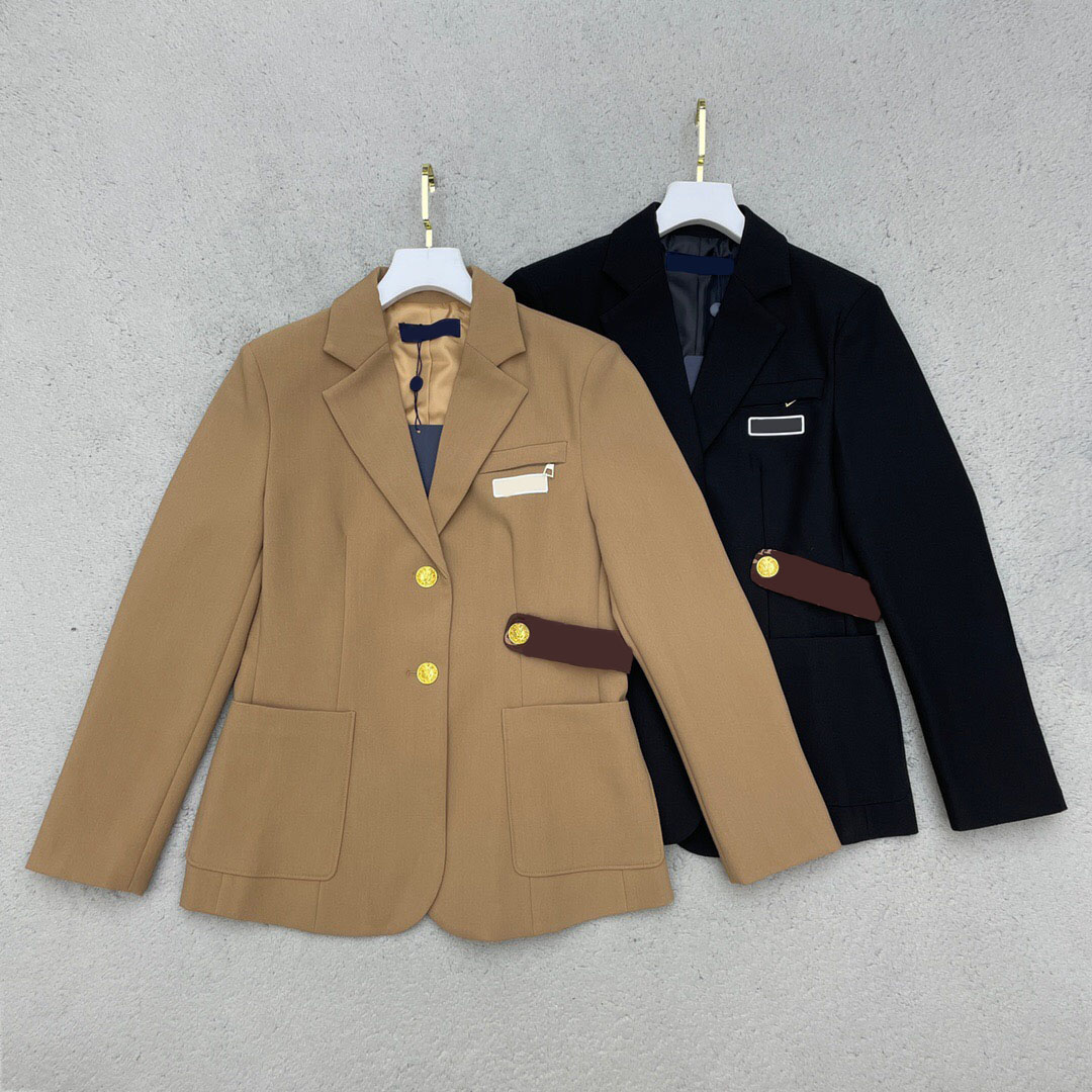

2022 Women' Jackets Long Sleeves Solid Patchwork Overcoat Jackets Outwear, Khaki