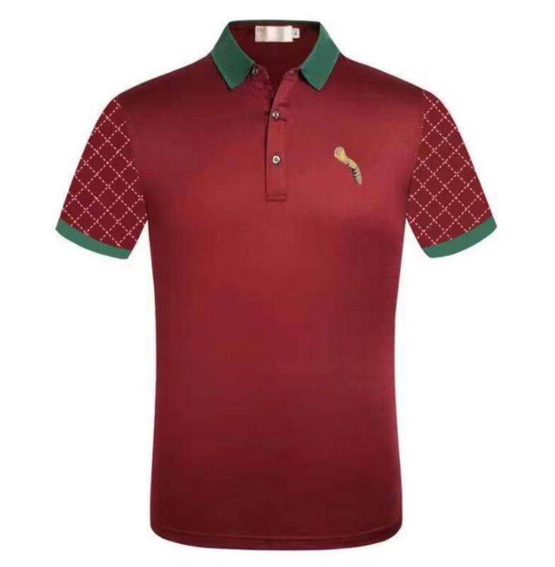 

Men polo Embroidery GGity Letter Pattern Print Breathable Men's Casual Tops Luxurys Designer T-Shirt, 01