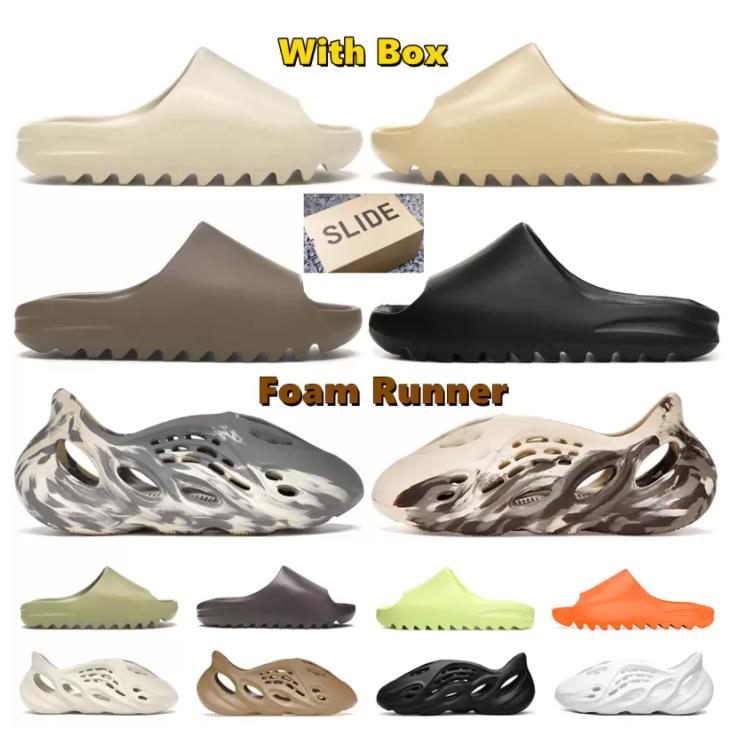 

Top Designer Summer Slippers Men Women Shoes Flip-Flops Summer Beach Ladies Low Heel Black Fluorescent Green Brown EUR 36-48, Box