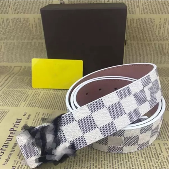 

Men Designer Belt Classic fashion casual letter smooth buckle womens mens leather belt width 3.8cm with orange box size 105-125, Belts+box