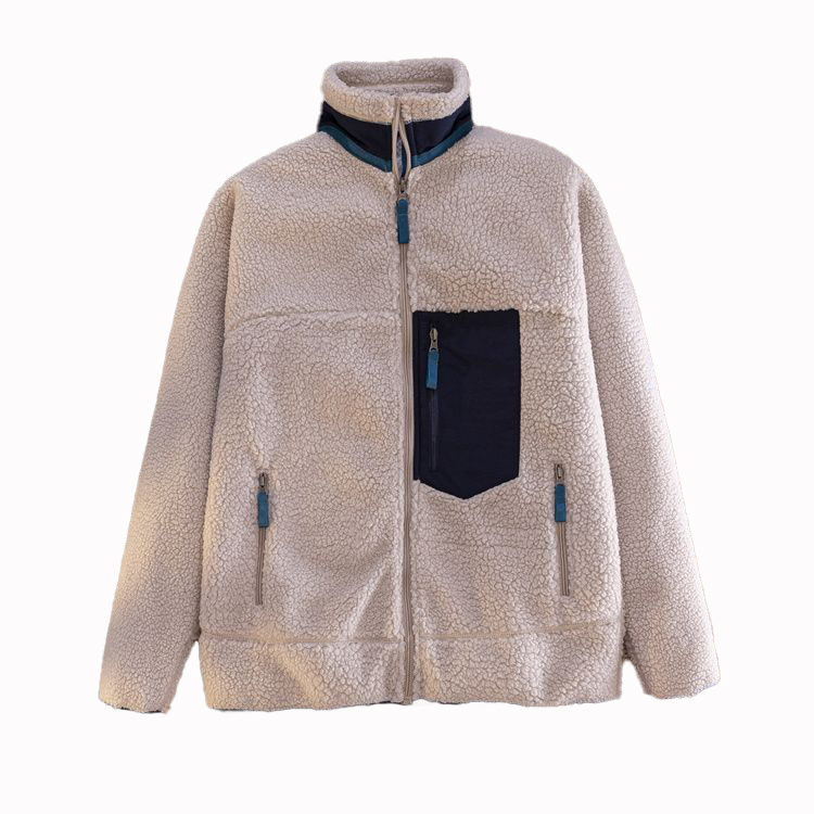 

Jacket Mens Fleece Designer Thick Jackets Warm Down Classic Retro Fashion Autumn Winter Couple Models Lamb Cashmere Coat Men Women Clothin C30G