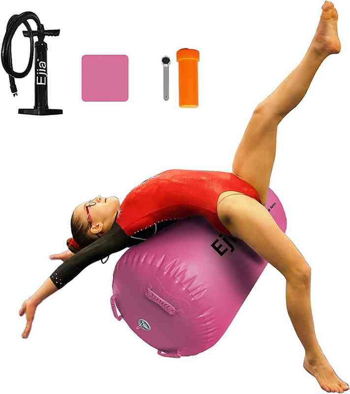 Yoga Mats Inflatable Tumbling Mat Air Roller Gymnastics Balance Training Air BarrelYoga-image-797110195