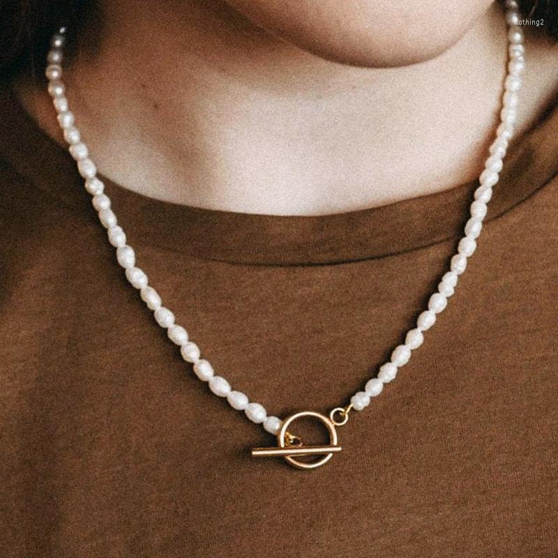 

Choker Classic Oval Freshwater Pearl Necklace Fashionable Versatile Clothing Accessories Exquisite High-quality Jewelry Gift For