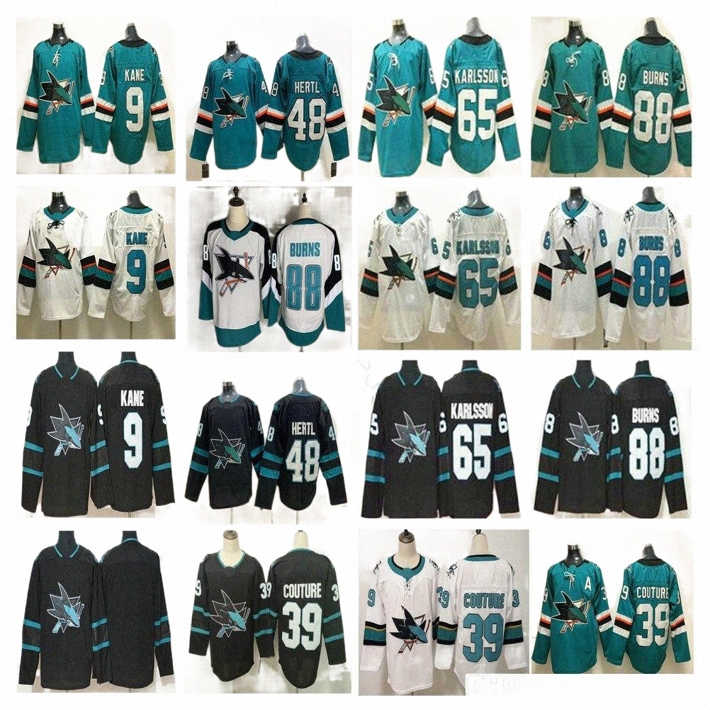 

Soccer Sets/Tracksuits jersey San Jose Sharks 9 Evander Kane 39 Logan Couture 88 Brent Burns 48 Tomas Hertl 65 Erik Karlsson Green Black White Hockey''Nhl''Jerseys Y28x#, Black men size s-xxxl