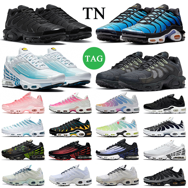 

tn 3 plus terrascape Running Shoes men women Triple White Black Barely Volt atlanta rose Green Hyper Blue Metallic Pewter tns designer mens trainers, #17