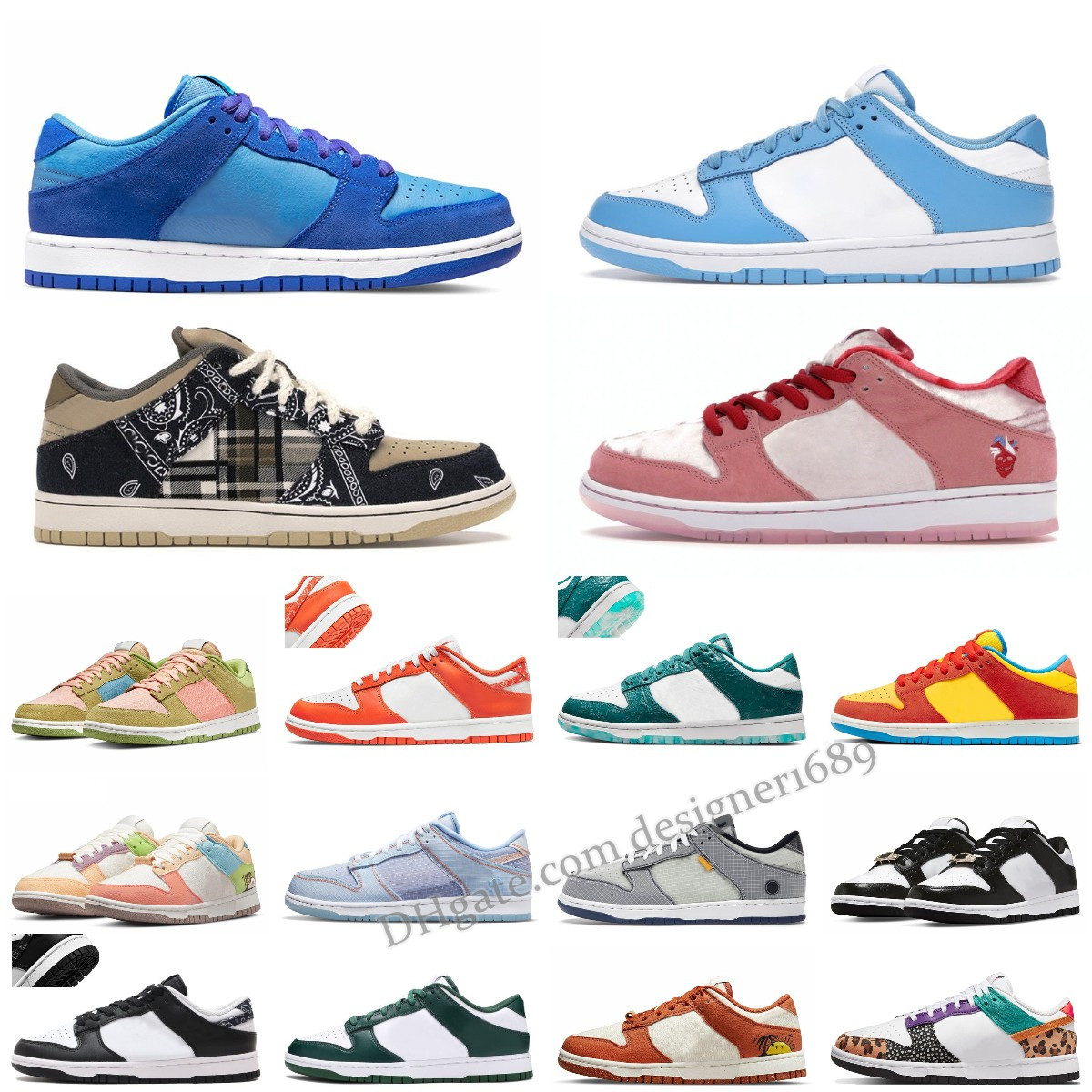 

New DuNks SB running casual Shoes Mens Safari Mix UNC Mummy Coast Blue World Champ Paisley Raspberry Green Cherry Sun panda Low Sports Bart Simpson Trainer Sneakers, Box