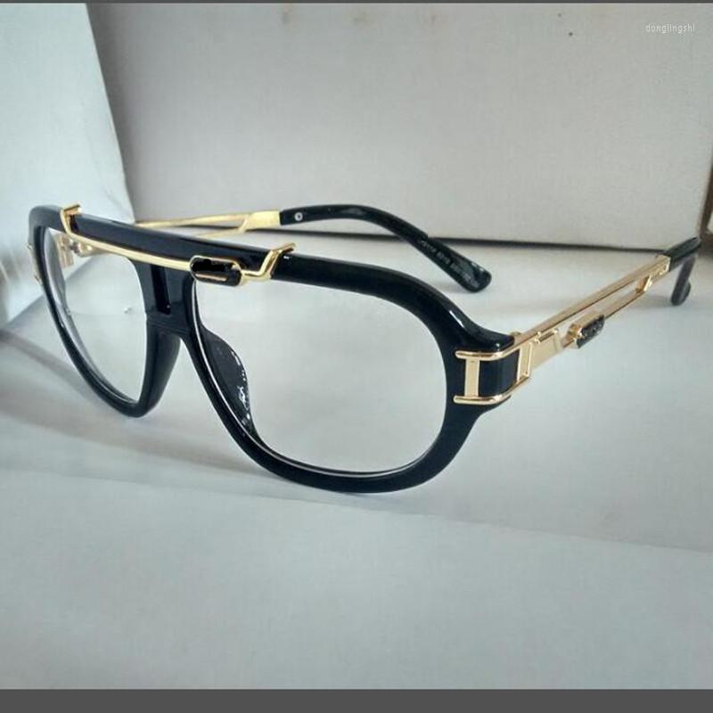 

Sunglasses Gold Metal Men's Big Face Outdoor Casual Glasses