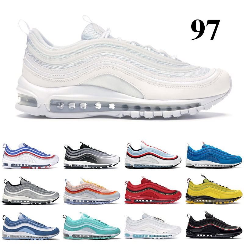 

97 97s men women running shoes Mschf Lil Nas x Satan Halloween Reflective Bred South Beach Sean Wotherspoon Mens Trainers outdoor sports sneakers 36-45