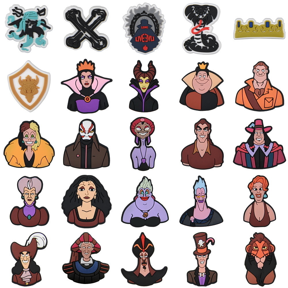 

New Designer Bad Bunny Halloween Witches Pvc Croc Shoe Charms All in Stock
