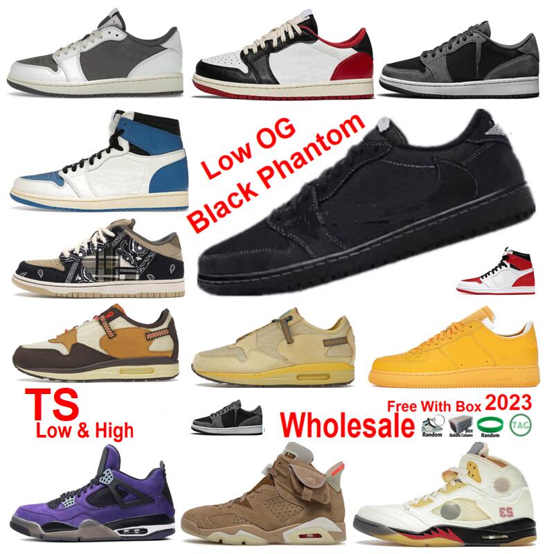 

Low OG Black Phantom 1s Basketball Shoes Reverse Mocha 1 Low Dark Medicum Olive Chicago 4 Cactus Jack 5 Saturn Gold Wheat Cave Stone Grey Haze, Color-18
