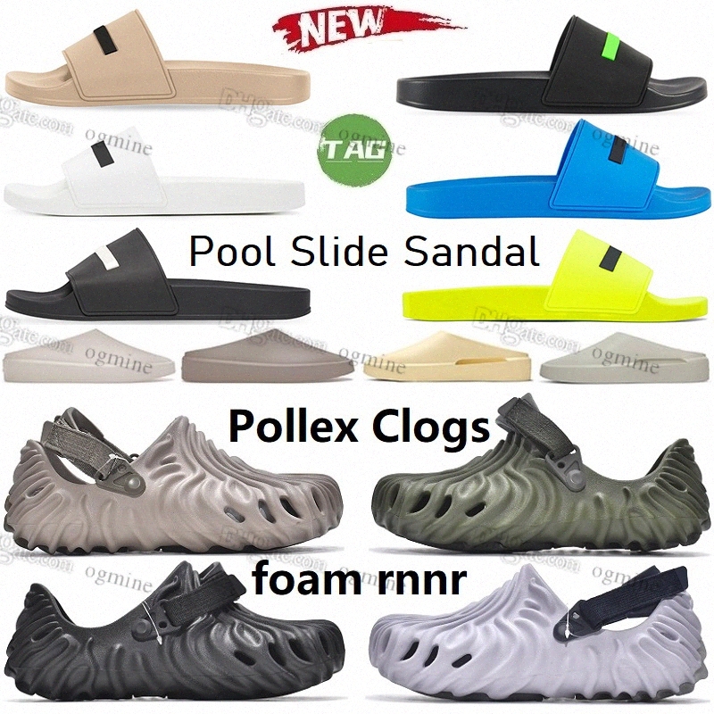 

Slippers Designer Mens Womens slider Slippers slides Sandals rubber flat platform sole slipper Paris POOL SLIDE SANDAL foam EVA fog sliders salehe bembury x po e9rV#