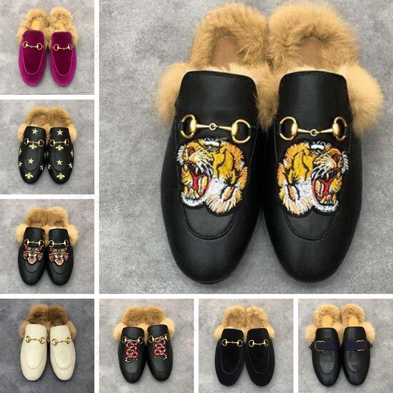 

Slippers Fur Mules Flats Designer Slippers Women Loafers Genuine Leather Sandals Casual Shoes Princetown Metal Chain Shoe Men Lace Velvet Slipper 2021 W6gi#, Hello