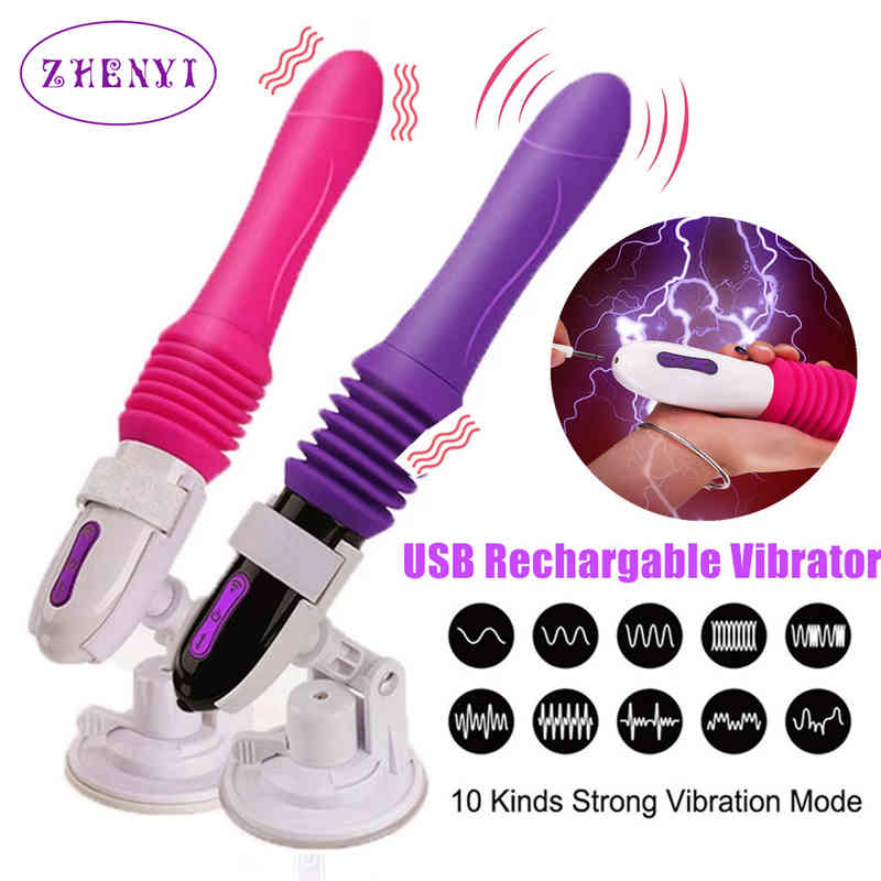 Massager Penis Cock Upgrade Pro 10 Speed Thrusting Dildo Vibrator Automatic G-spot Stimula-image-796667888