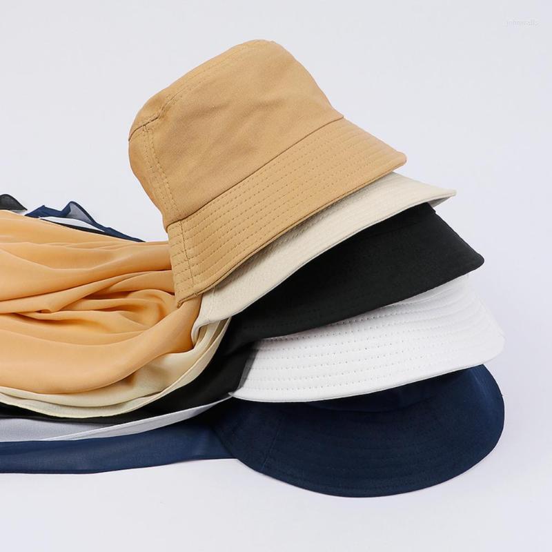 

Visors Useful Fisherman Hat Soft 2 In 1 Sunhat Sunshade Scarf Connection Set, White