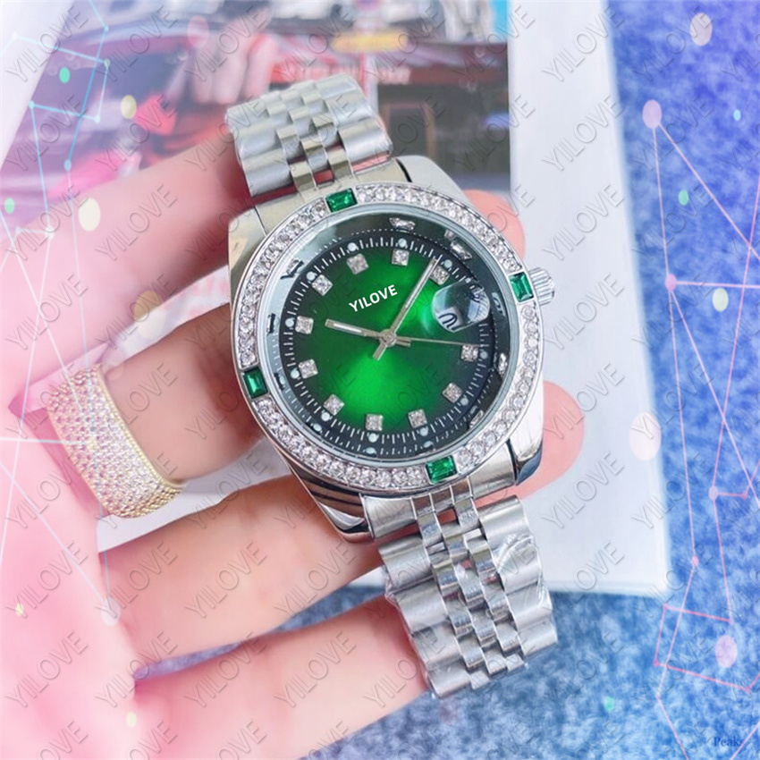 

32mm Superior Quality Womens Watch Full Stainless Steel Strap Clock Sapphire Glass Mirror Waterproof Quartz Imported Movement Luxury Diamonds Wristwatches, As pic