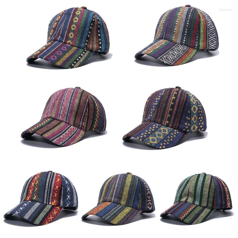 

Ball Caps Stylish Baseball Striped Peaked Sport Hat Sunshade Gift For Girlfriend