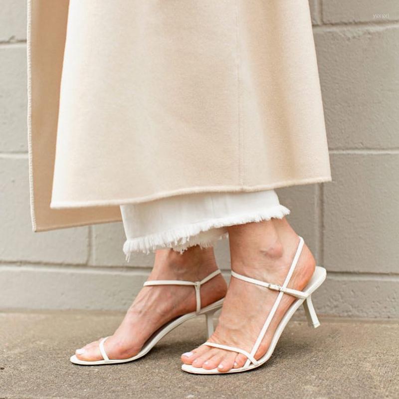 

Sandals 2022 Summer Kitten Heels Woman Cross Strap Thin Heel Shoes Ankle Open Toe Narrow Band Women Dress, Yellow women sandals