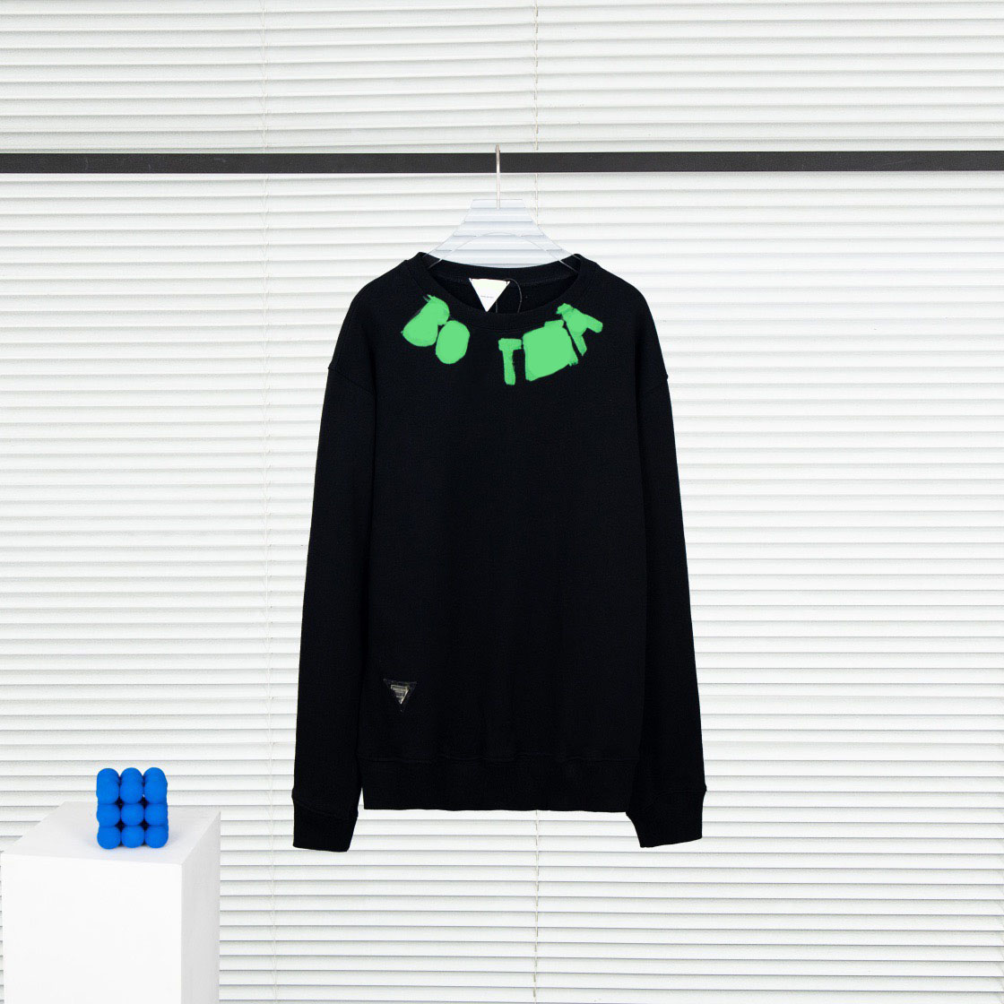 

Men's Plus Size Sweaters hoodies in autumn / winter 2022acquard knitting machine e Custom jnlarged detail crew neck cotton W243W, Black