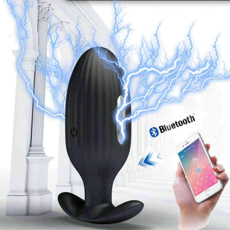 Massager Toys Penis Cock App Remote Control Vibrator Electric Shock Male Prostate Massage-image-796747582