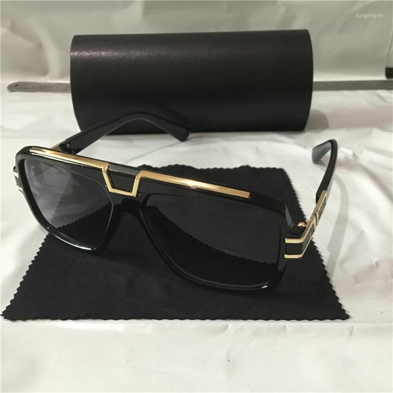 

Sunglasses KAPELUS Brand Large Frame Metal Rap & Hip-Ho Po American Fashion Glasses 883