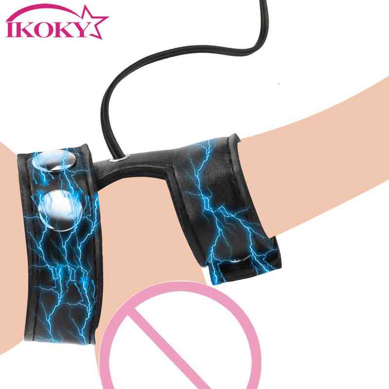 Clearance PromotionMassager Vibrator Electric Shock Them Penis Stimulator Orgasm Cock Rings Me-image-796649698
