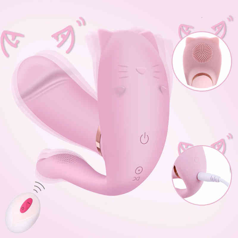 Massager Penis Cock Wireless G-spot Vibrator Toys for Women Clitoris Stimulator Strap on D