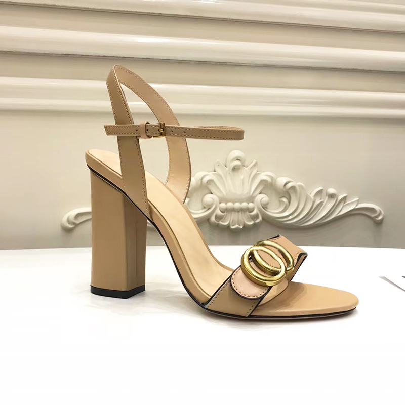 Sandales à talons hauts classiques fête 100% cuir femmes créateur de chaussures de danse talons sexy 10cm daim dame métal boucle de ceinture talo