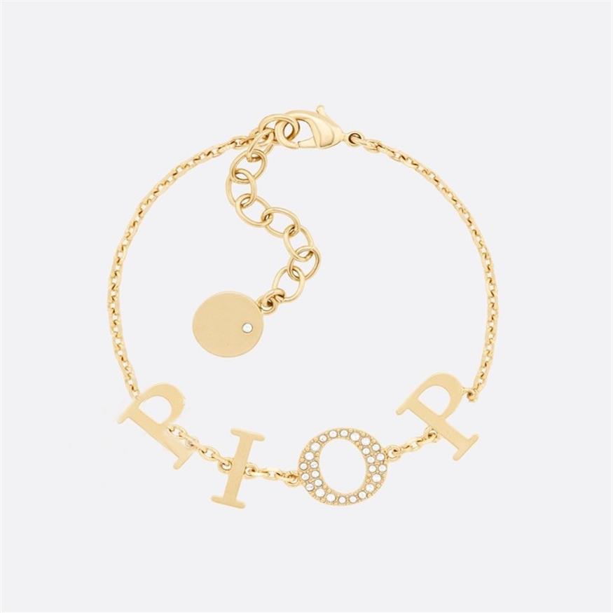 Fashion Designer Bracelets For Women Diamond Gold Chain Pendant Letters D Bracelets New Womens Luxury Love Bracelet Brands Jewelry283O