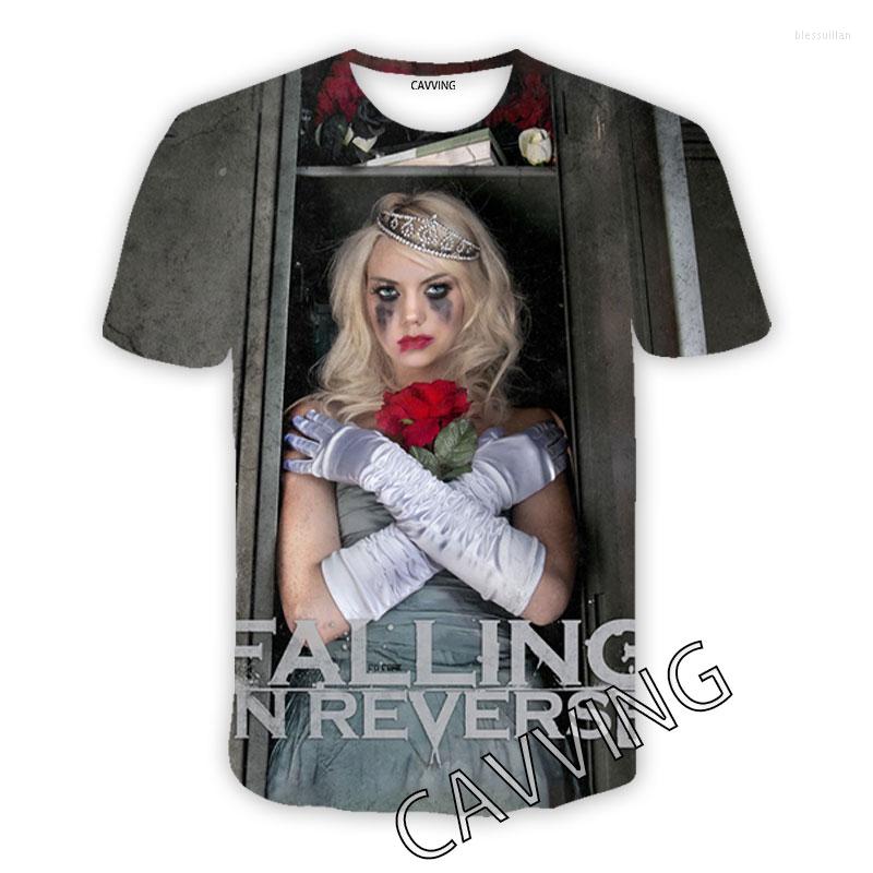 

Men' T Shirts Fashion Women/Men' 3D Print Falling In Reverse Rock Casual T-shirts Hip Hop Tshirts Harajuku Styles Tops Clothing, 01