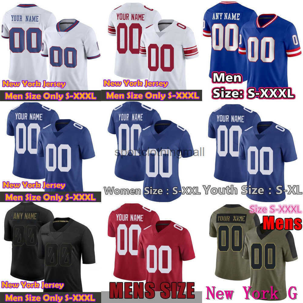 america Giant Football Jersey Kayvon Thibodeaux Kenny Golladay Saquon Barkley Kadarius Toney Daniel Jones Lawrence Taylor men women youth jerseys-image-796778276