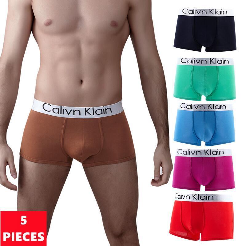 

Underpants 5Pcs Calivn Klain Men's Underwear Letter Printed Cotton Men Boxer Briefs Soft Boxershorts 3D Pouch Shorts Male Panty 220830, M01-5pcs-1-1-3-8-8