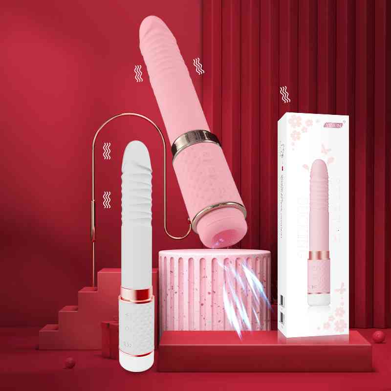 Clearance PromotionFemale Machine Telescopic Dildo Vibrator Massager G-spot Clitoris Sucking Stimulator Vag Penis Cock