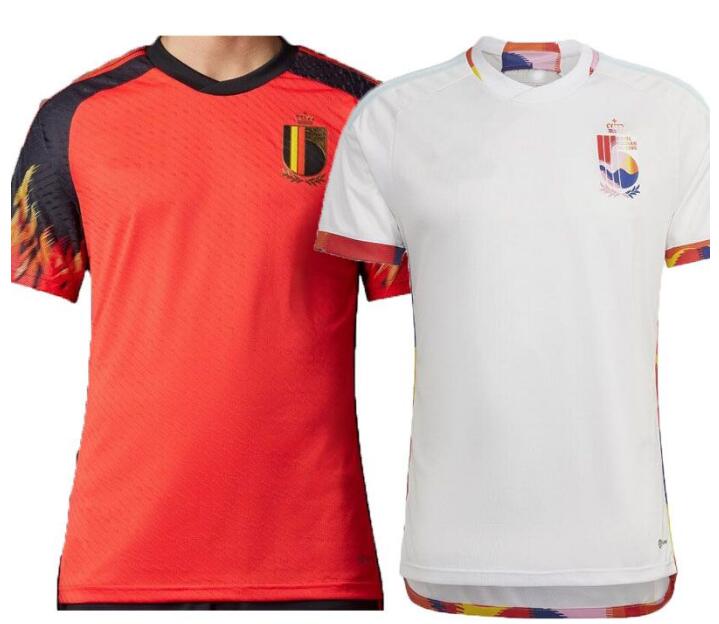 

2022 Belgium Soccer Jersey hazard World Cup National Team COURTOIS LUKAKU TIELEMANS 23 Michy Batshuayi 7 Kevin De Bruyne KOMPANY ALDERWEIRELD Football Shirt Kits, 2022 home