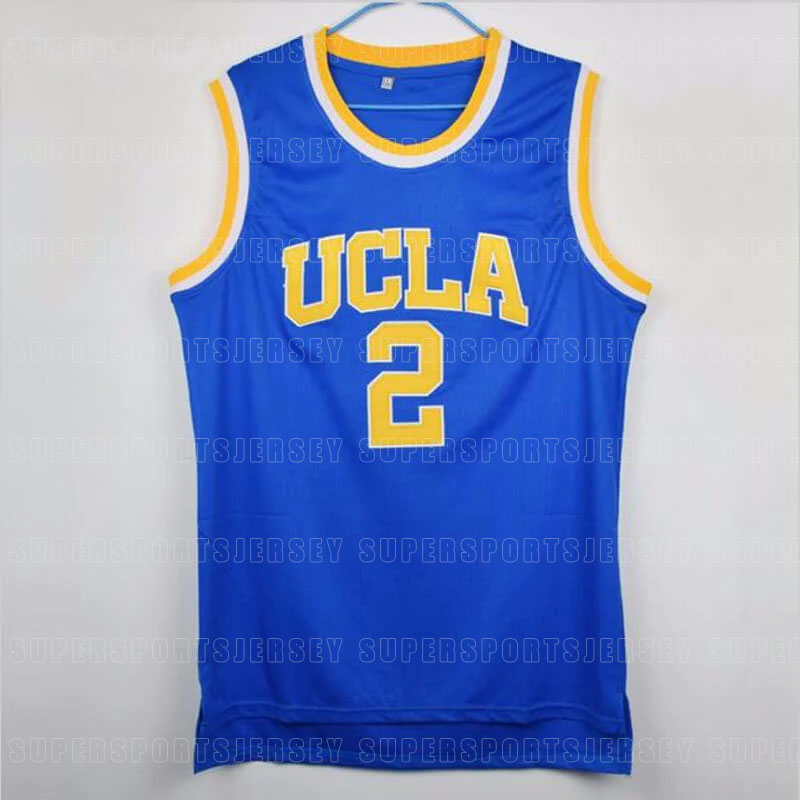 

LONZO BALL UCLA BRUINS COLLEGE BASKETBALL JERSEY Stitched IN STOCK, White