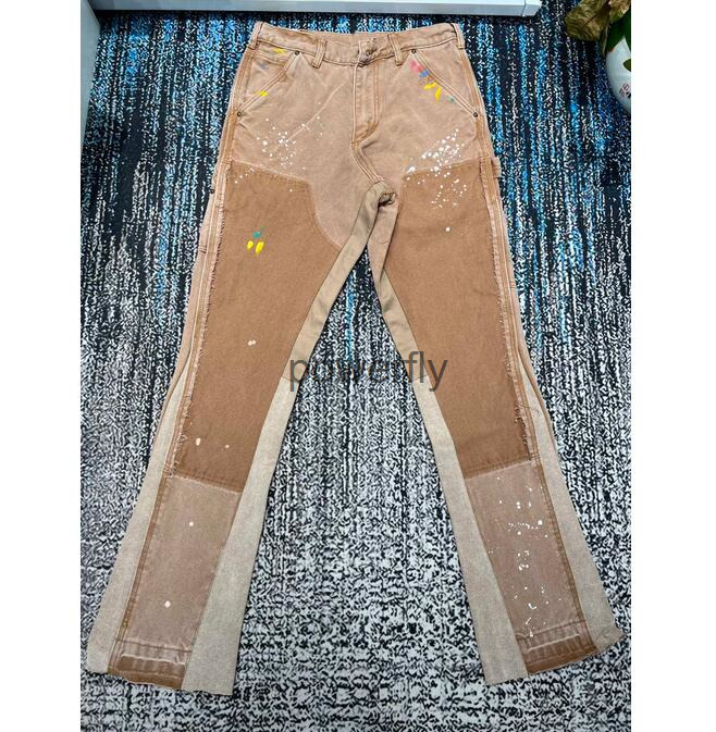 

Galery dept Mens Plus Size Pants Spring Summer Mens Splash Ink Graffiti Horn Retro Deconstructed Stitching Overalls Pants