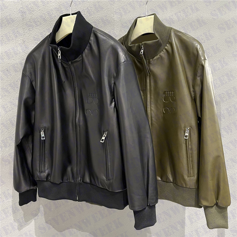 

Designer Leather Jackets Coats For Women Fashion Embossed Letters Baseball Jacket High Quality Coat Clothing, Extra shipping/no ship