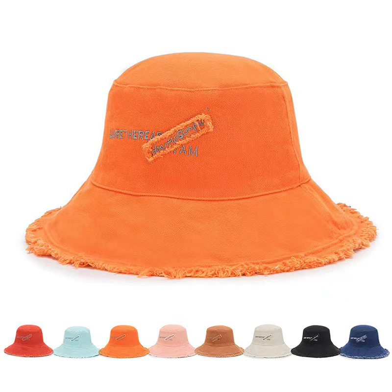 

Top design Fashion Bucket Hat For Mens Womens Fishing Caps Beach Visor fisherman hats Summer Foldable Embroidered Sun Cotton Man Designer Woman, Red