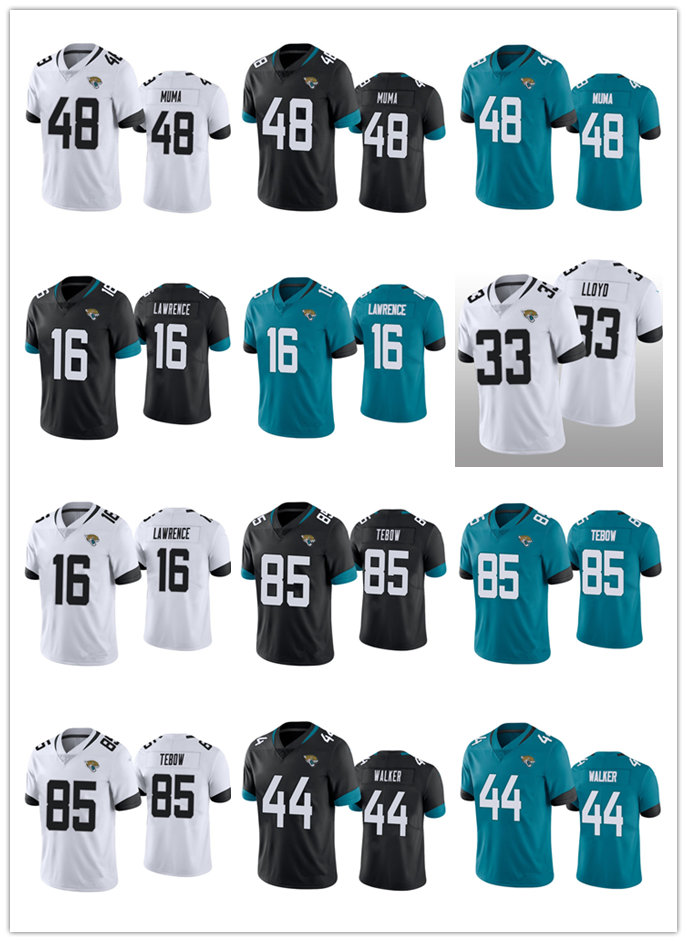 

Football Jersey Jacksonville''Jaguars''MEN''NFL''Women Youth Devin Lloyd Travon Walker Trevor Lawrence Chad Muma Tim Tebow Vapor Limited