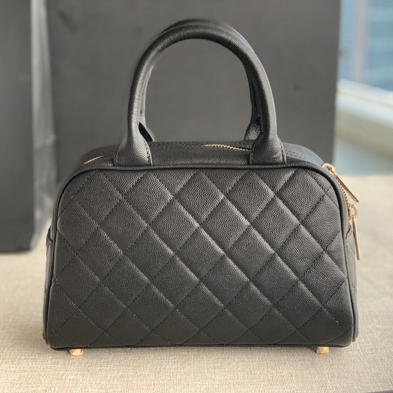 

7A Designer bags Vintagep Hilton bag Haas Caviar AS3034 Handbag Fashion Classic Luxury Custom made Square Lattice Women's Genuine Leather bag Wrist bag, Package