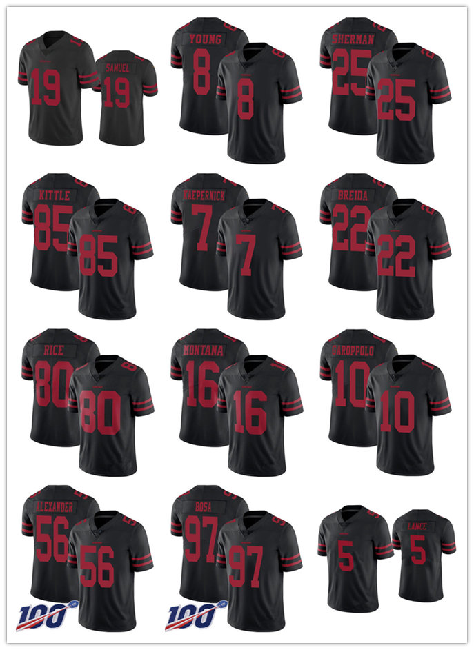

Jersey San Francisco''49ers''MEN''NFL''Women Youth George Kittle Steve Young Joe Montana Trey Lance Ronnie Lott Deebo Samuel Limited, 12