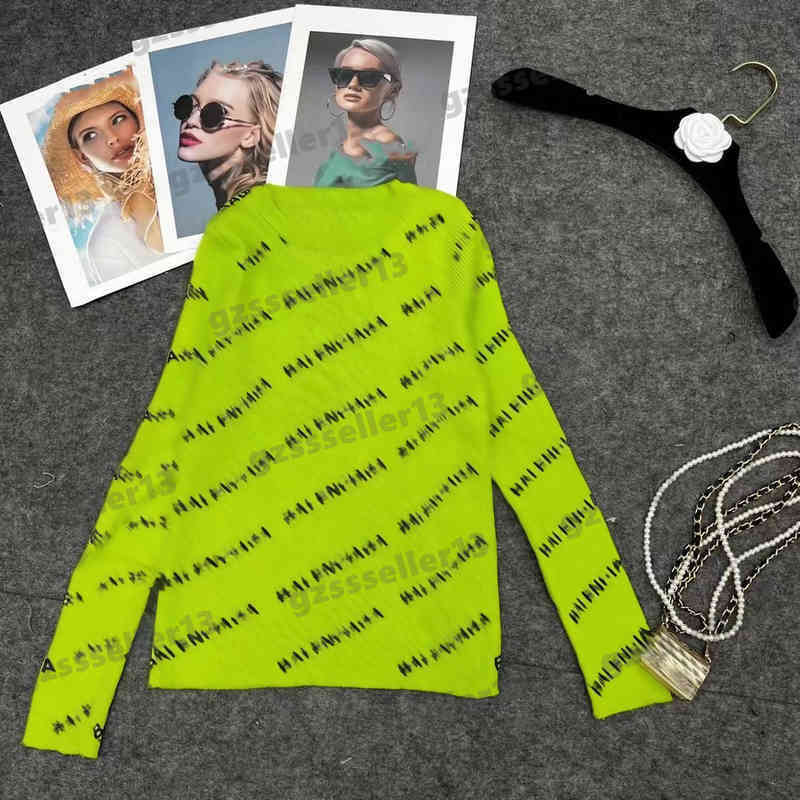 

Womens Sweaters Luxury Designer Autumn Thin Letter Logo Print Sweater High Quality Pullover Long Sleeve Women Sweater 6 Colors 0912, Extra shipping