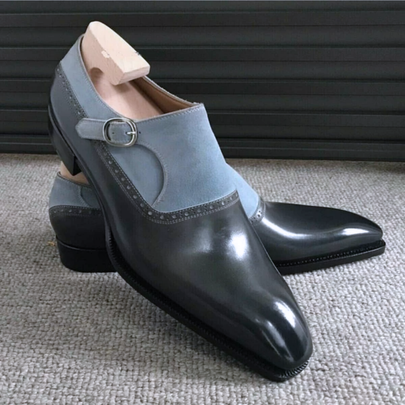 Mocassins hommes chaussures PU frangé sans lacet rétro mariage nouvelles chaussures habillées mode confortable classique AD158