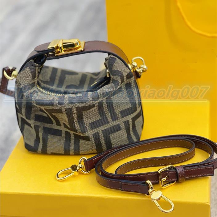 

High Quality Designer the tote bag Shoulder Bags baguette nylon Handbags clutch mens wallet womens fashion two straps Crossbody bag famous Hobo card purses handbag, Brown letters