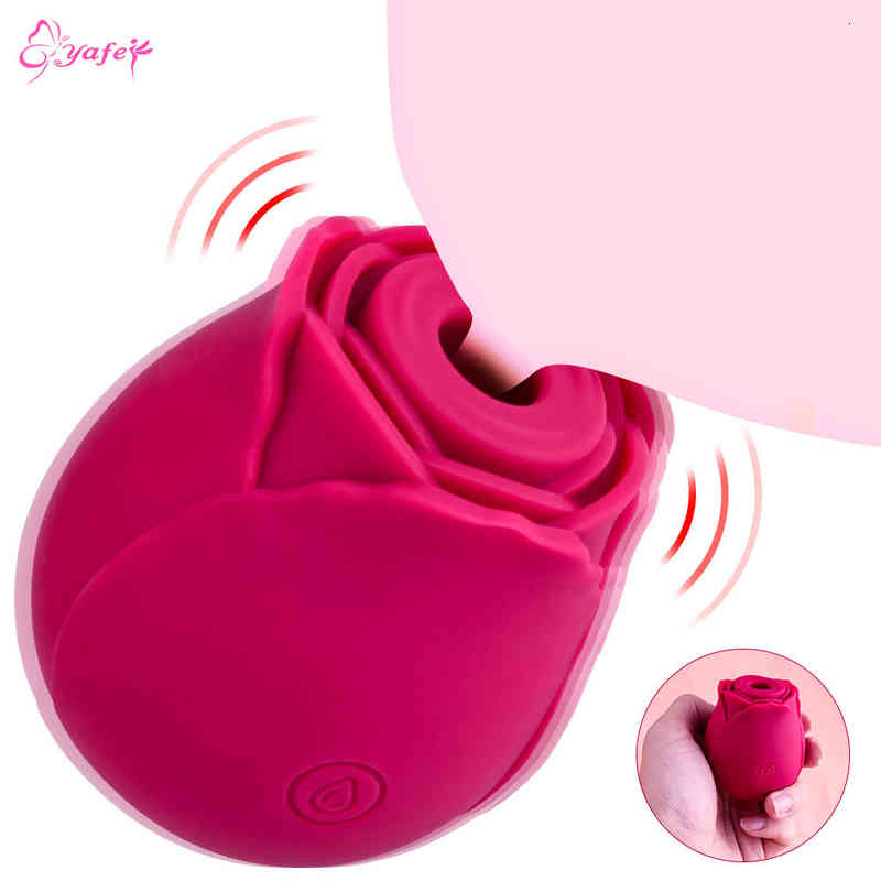 Clearance PromotionMassager Toys Penis Cock Pretty Rose Sucking Vibrator Female Vagina Nipple Sucker Stimulat-image-796741201