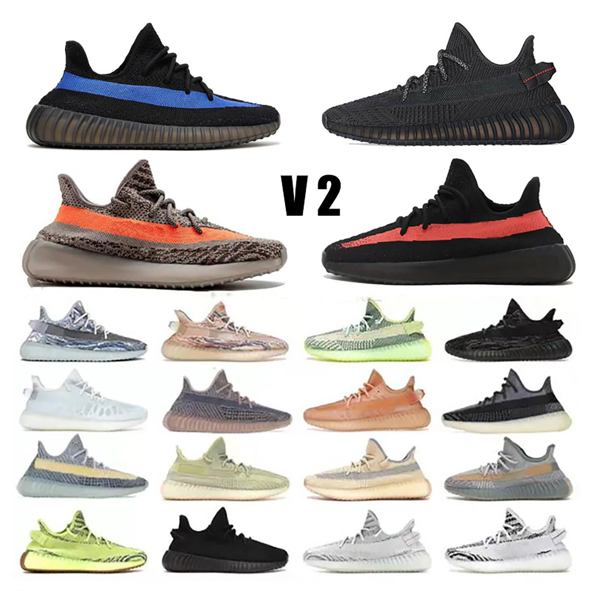 

Mens Womens Designer Zebra Casual Shoes Running sports 3M Reflective CMPCT Slate Red Blue White Butter Clay Triple White Beluga west sneakers boost -1