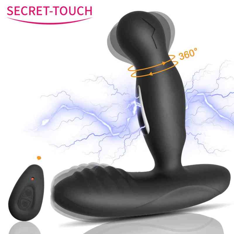 Massager Sex Toys Penis Cock Wireless Electric Shock Prostate Massager s Remote Control Anal Vibrat