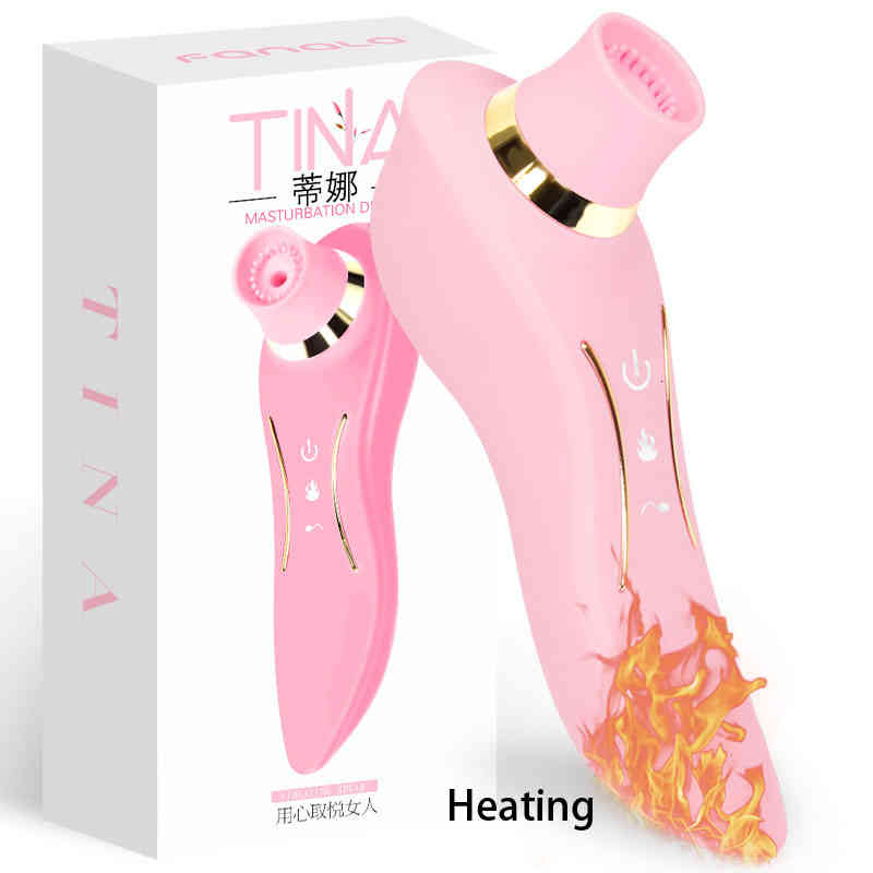 Massager Penis Cock Female Masturbator Device Vibrador Clitoris Stimulator Lick Nipple Sucker Heati-image-797525840