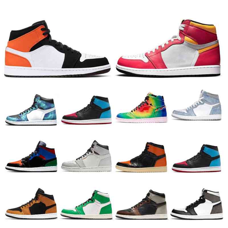 

Casual Shoes 2022 1s UNC Men Basketball Shoes Gold Black Toe Top 3 Mid Bred white 1 Banned Pine Green Hyper Royal MOCHA Shadow womens Sport Sneakers, #22