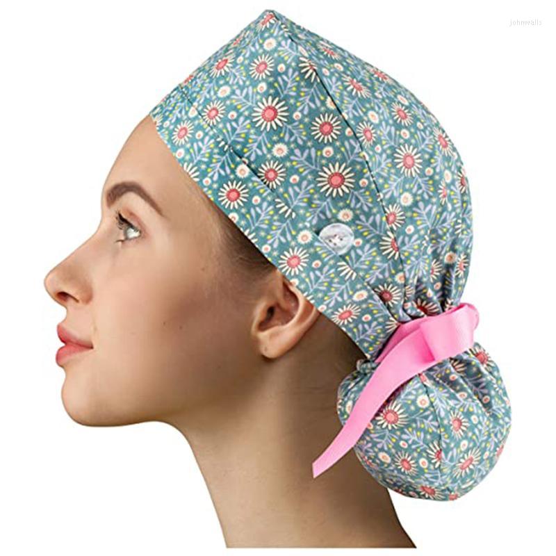 

Ball Caps Bouffant And With Sweatband Hat Womens Buttons Scrub Mens For Cap Baseball Bowling Green Rods